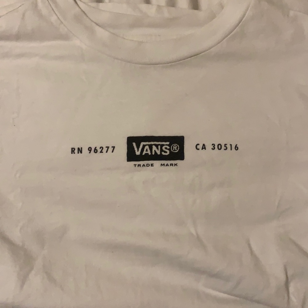 long sleeve VANS t-shirt white